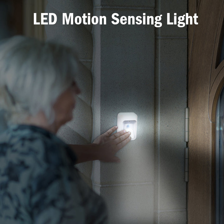 8 Tone Wireless Doorbell With Motion Sensing LED Light