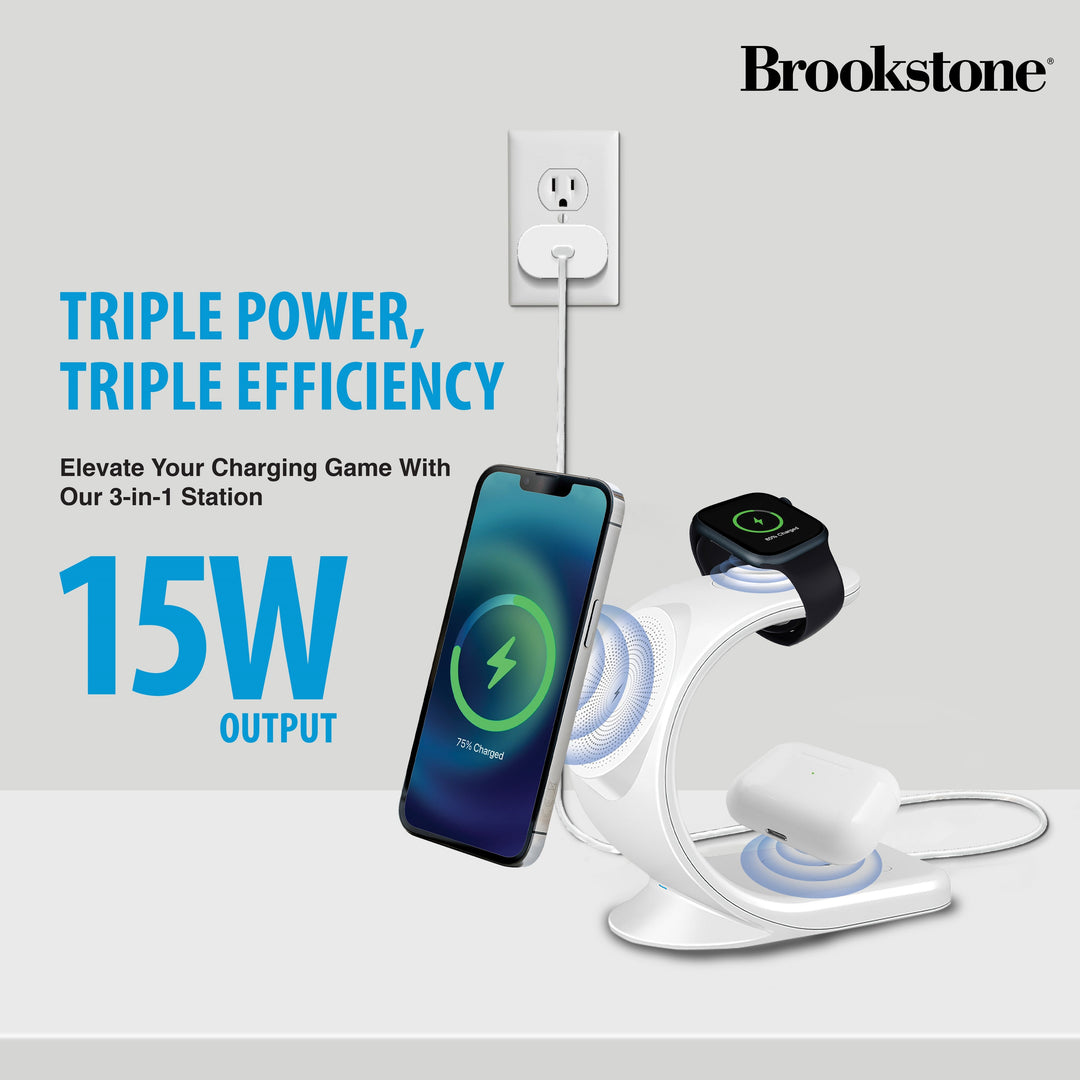 Brookstone 3-in-1 Wireless Charging Moon