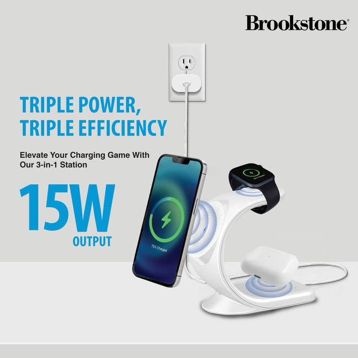 Brookstone 3-in-1 Wireless Charging Moon