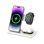 Brookstone 3-in-1 Wireless Charger Stand Fast Charging Station for iPhone 15,14,13,12 Pro Max Series, All iWatch Series, | iPhone Wireless Charging Station…