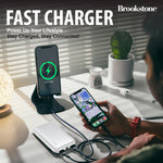 Brookstone Carbon Fiber 5000mah Power Bank