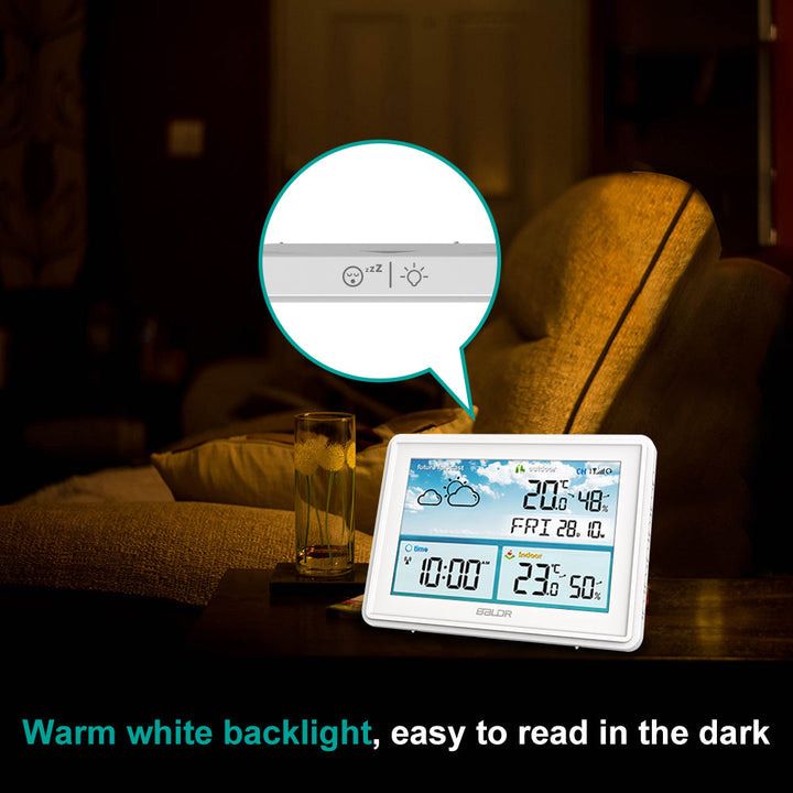 BALDR Atomic Wireless Weather Station With Indoor Outdoor Thermometer & Hygrometer