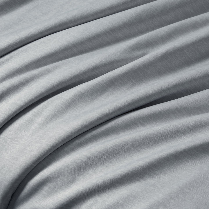 Close-up of gray fabric with folds