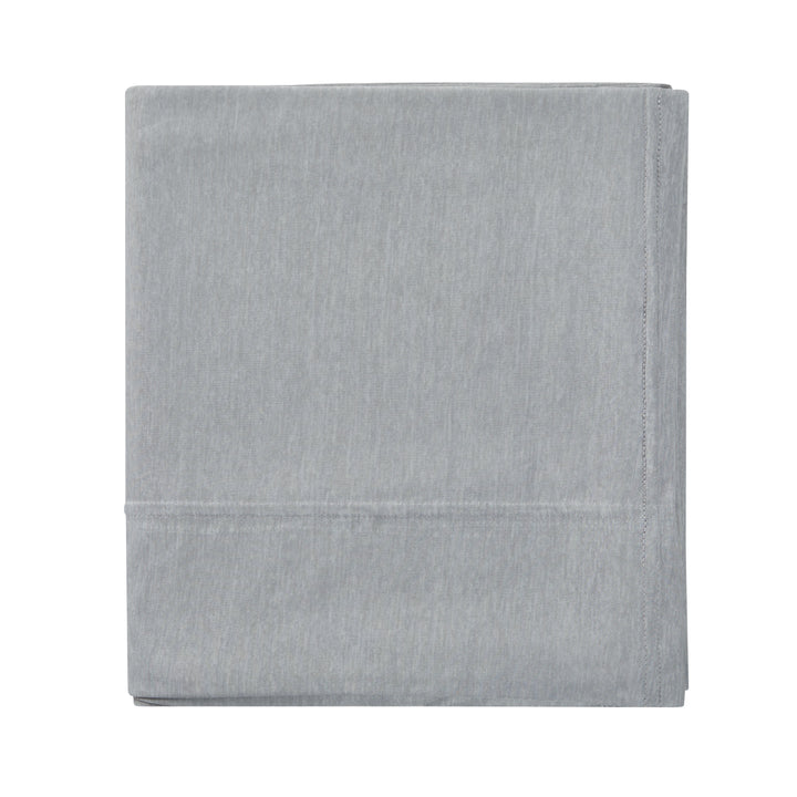 Gray fabric sheet on a white background