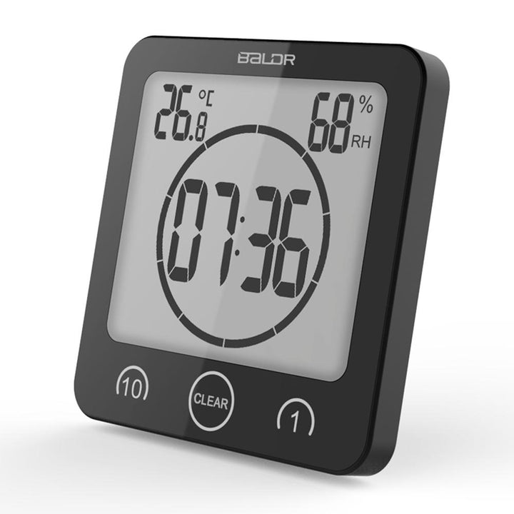 BALDR Waterproof Shower Clock - Reliable Waterproof Clock for Showers