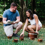 Yardzee & Farkle Giant Dice with Wooden Bucket (20+ Games Included) by Swooc Games