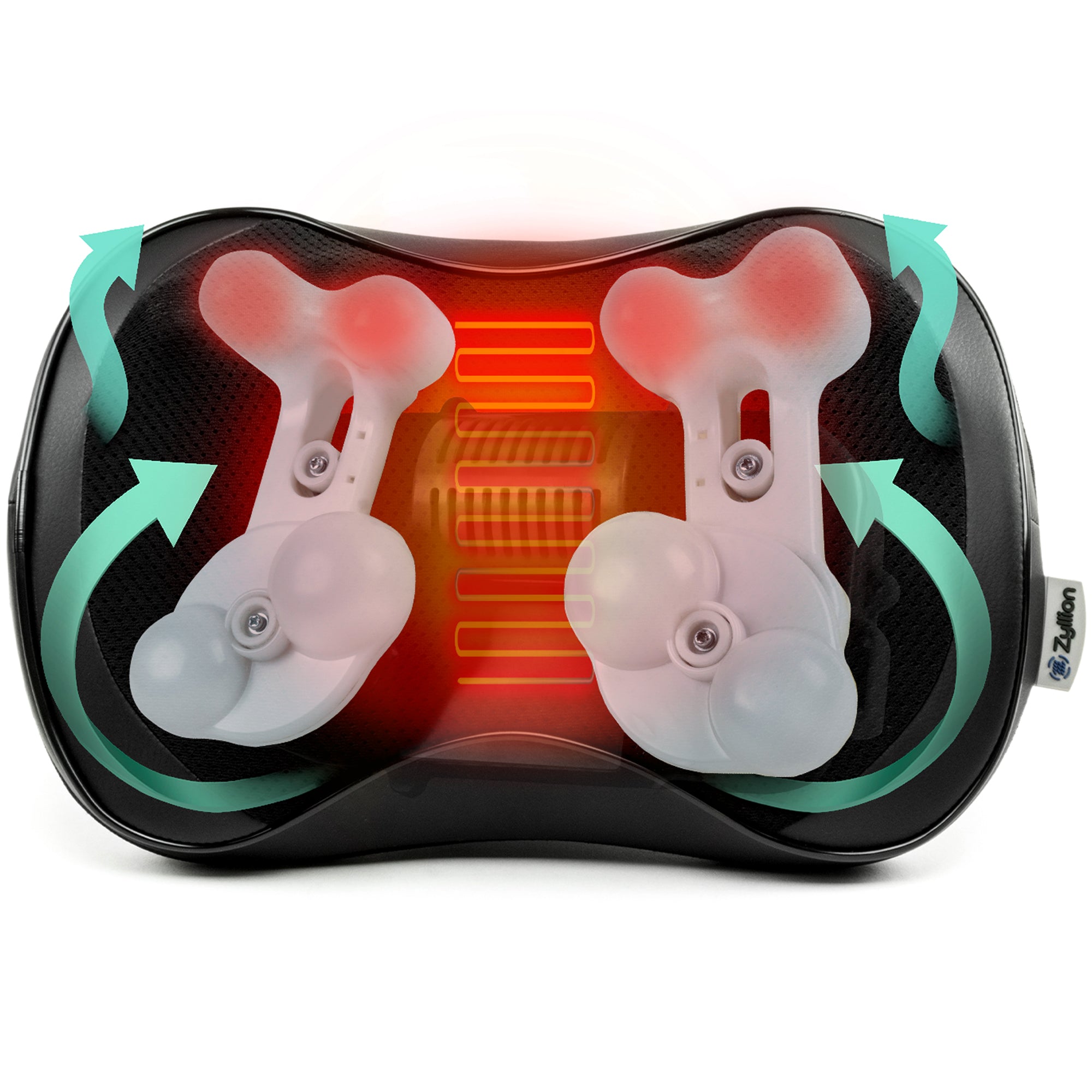 Shiatsu Back and Neck Massager Pillow with Heat and 8 Nodes (ZMA