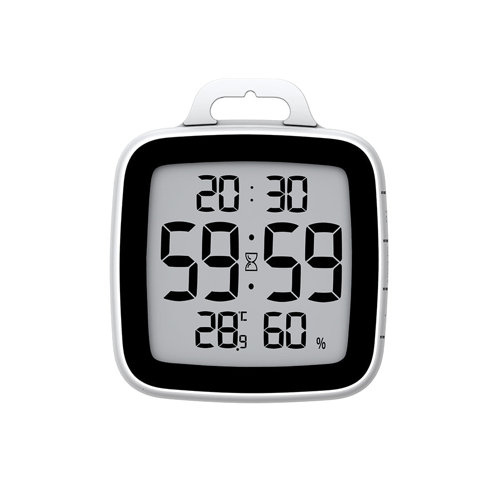 BALDR Waterproof Shower Clock With Timer for Bathrooms