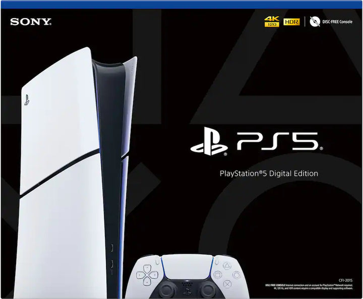Sony PlayStation 5 Slim Console Digital Edition in White