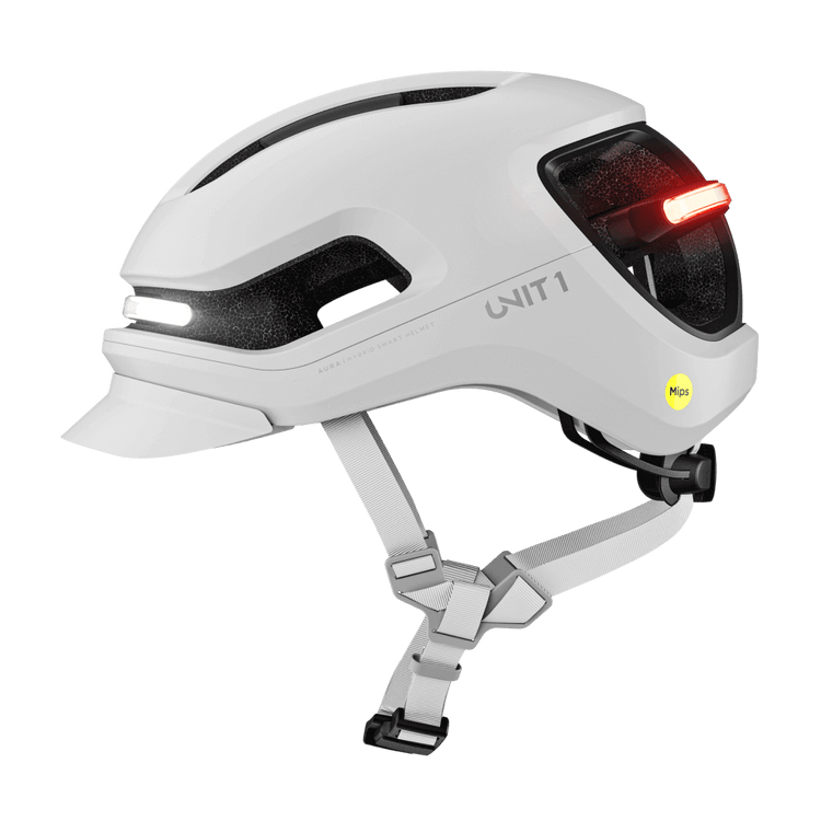 AURA MIPS Smart Helmet by UNIT 1 - Integrated Lights, Turn Signals, Brake Lights, Crash Detection