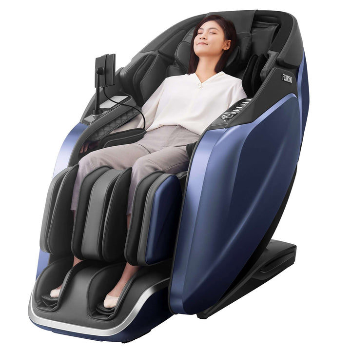 Cyber Relax Pro - 4D Dual Massage Robot Flex Frame SL Track Massage Chair - Synca Massage Chair