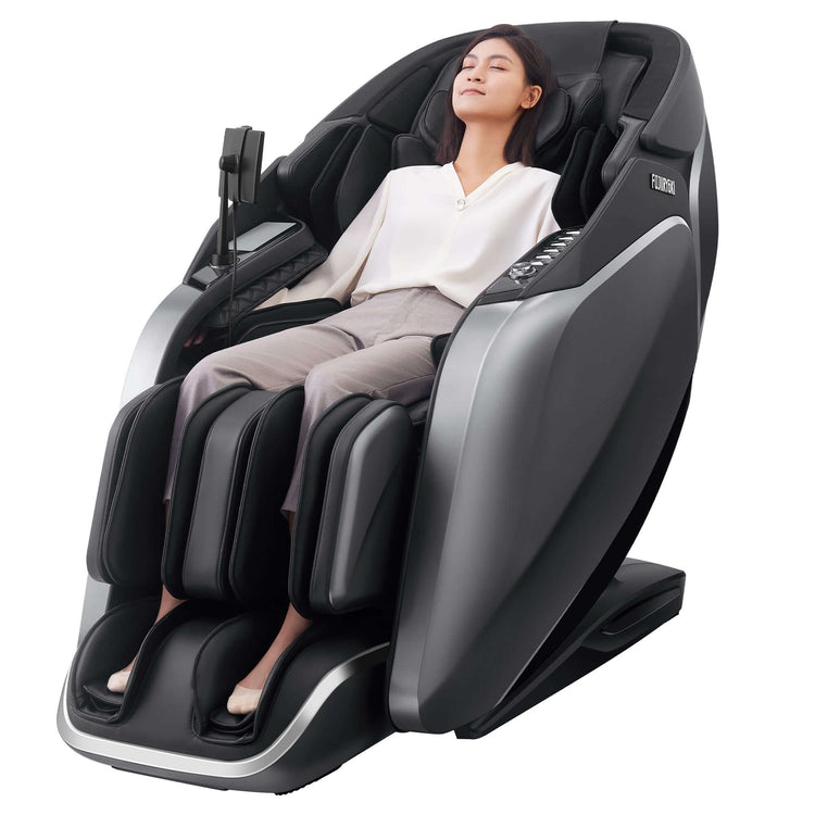 Cyber Relax Pro - 4D Dual Massage Robot Flex Frame SL Track Massage Chair - Synca Massage Chair