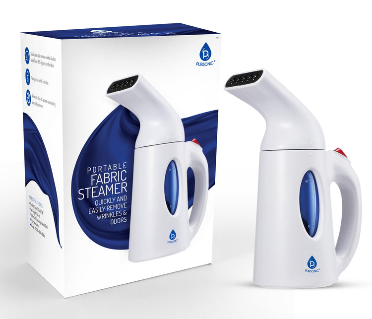 Handheld Fabric Fast Heat-up Portable Garment Steamer by Pursonic