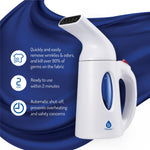 Handheld Fabric Fast Heat-up Portable Garment Steamer by Pursonic