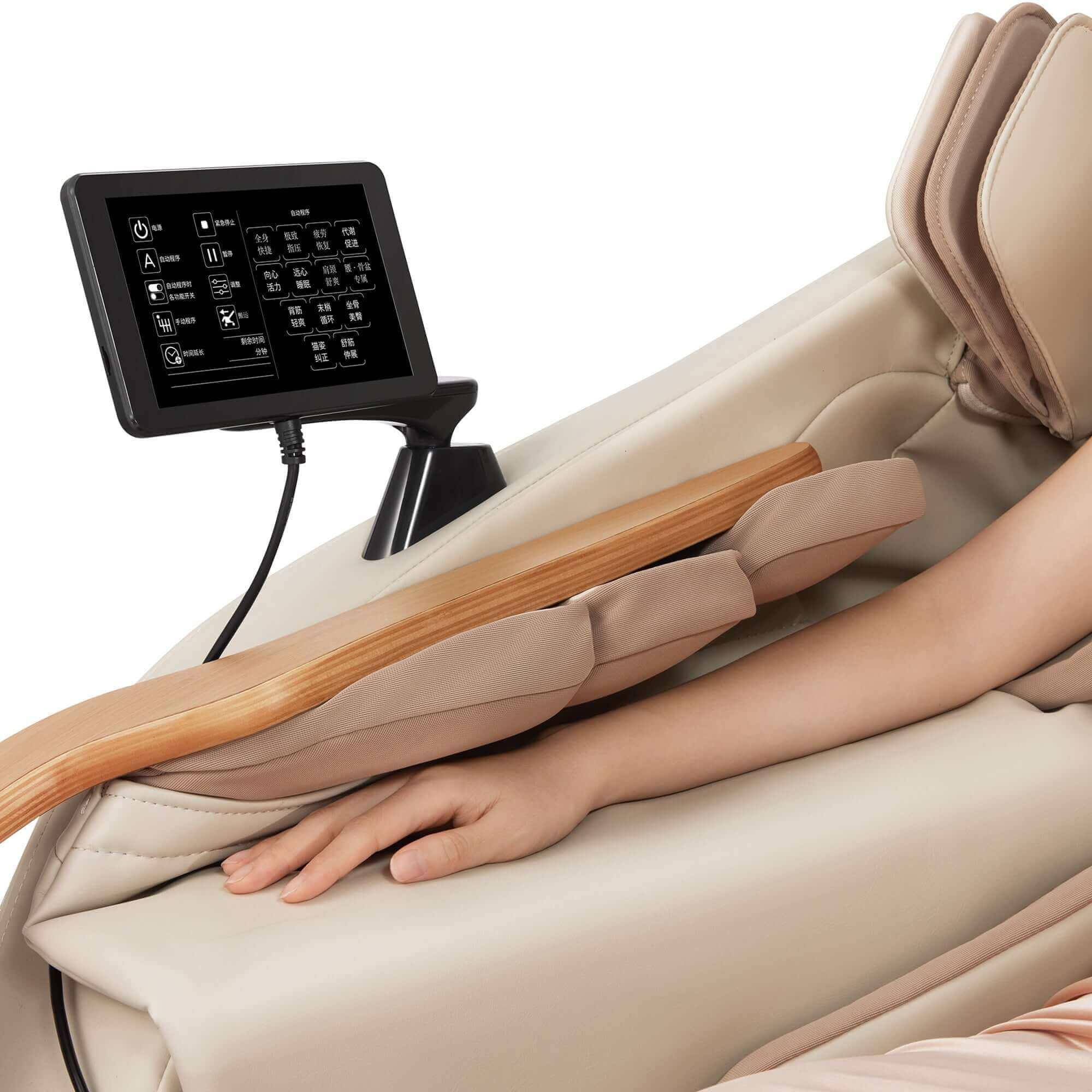 D.Core 2 - Made in Japan Ultra Premium Massage Chair w/ Oak Side