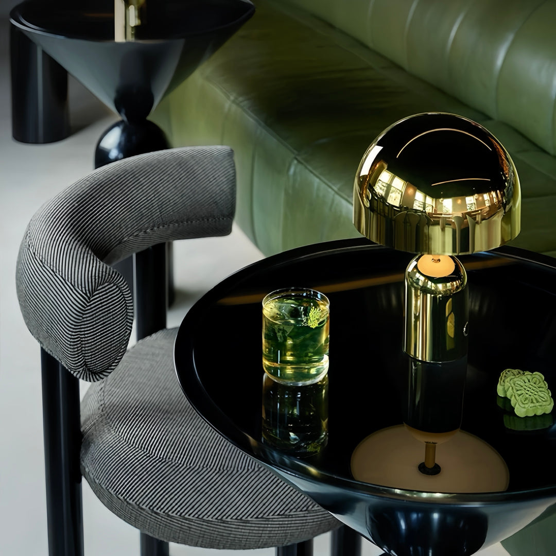 Bell LED Table Lamp, Large Dimmable Modern Bedside Lamp by INSPECIAL HOME