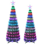 5.9FT 234Pcs LED Lights Collapsible Christmas Tree Light with Remote App Control IP65 Waterproof Customized Multi-Color Mode Timer Setting Work with A - Multi - 1.8M by VYSN