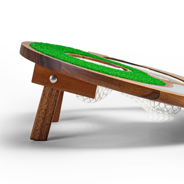 Island Hole | Wood and Resin Cornhole x Golf Chipping Game
