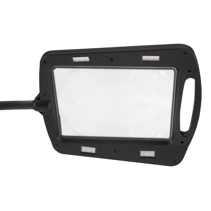 Daylight24 Full Page Magnifier Floor Lamp - Black Finish
