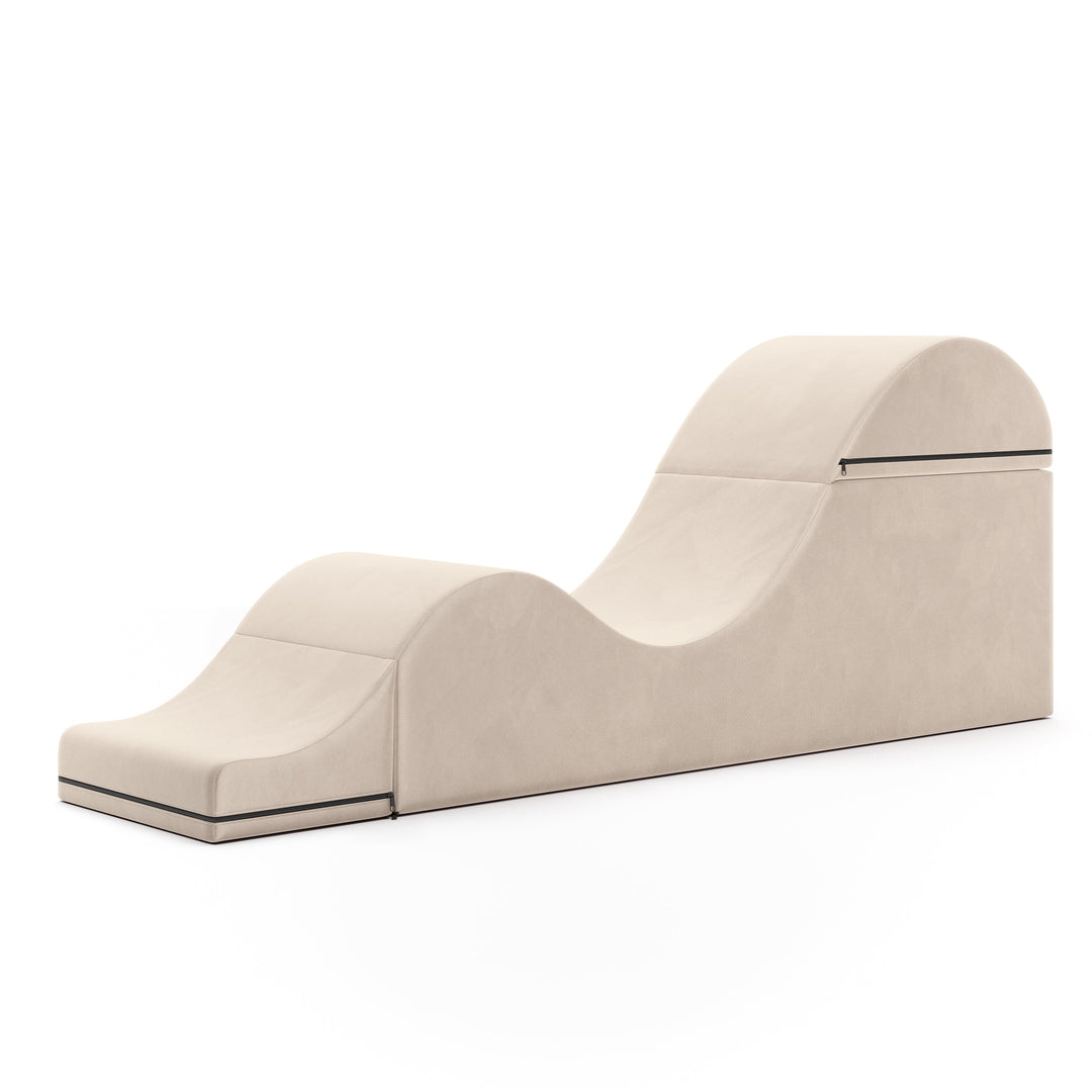 Liberator Aria Flip Chaise 18 Inch Wide - Convertible Chair and Bed Bench