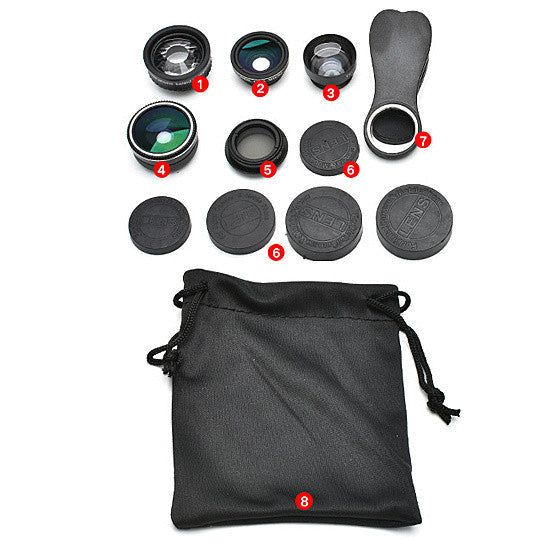Kaleidoscope 5 in 1 Photo Magic Lens Set