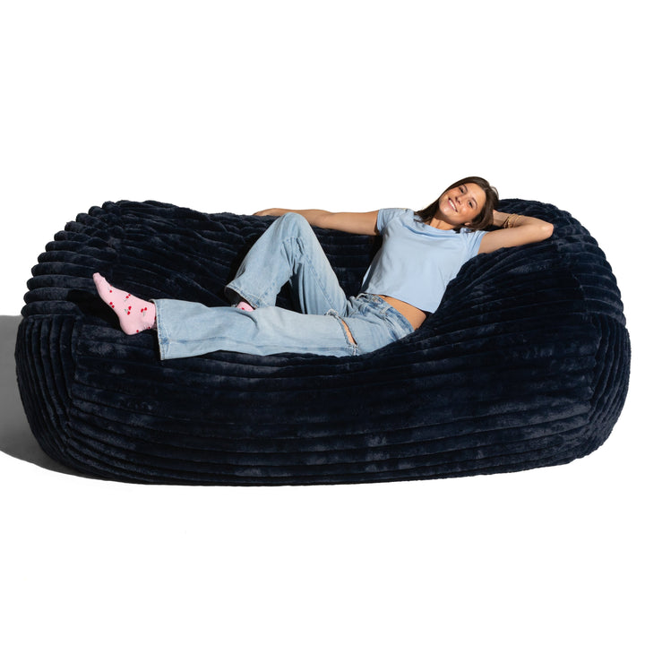 Jaxx Grand Lounger 7 Foot Bean Bag Sofa -Mondo Fur