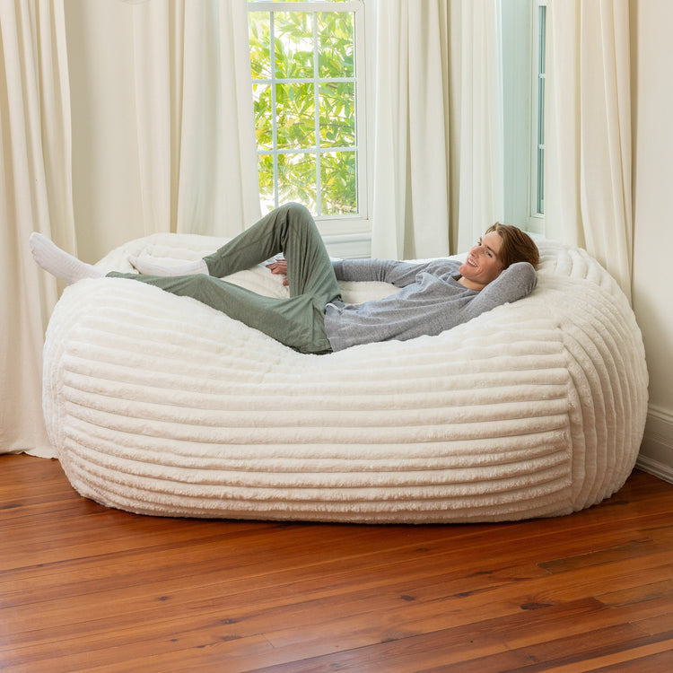 Jaxx Grand Lounger 7 Foot Bean Bag Sofa -Mondo Fur