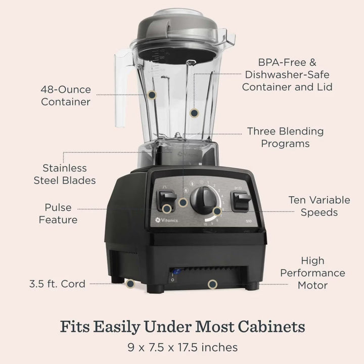Vitamix Propel 510 Propel Blender With Pre-Set Blending Programs Professional-G