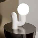 Modern Spiral Bedside Table Lamp - Quirky Whimsical Desk Lamp - Spiral Bedside Table Lamp - Fog - INSPECIAL HOME