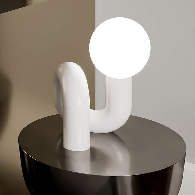 Modern Spiral Bedside Table Lamp - Quirky Whimsical Desk Lamp - Spiral Bedside Table Lamp - Fog - INSPECIAL HOME