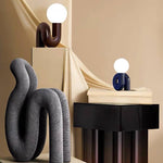 Modern Spiral Bedside Table Lamp - Quirky Whimsical Desk Lamp - Spiral Bedside Table Lamp - Cherry - INSPECIAL HOME