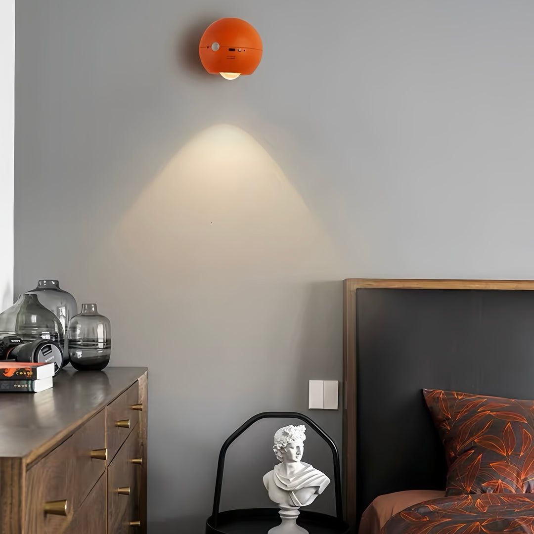 Space Age Motion Sensor Night Light: Punch-free Wall Accent Lighting, Dimmable Nursery Light, Portable Flash Light All-in-One by INSPECIAL HOME