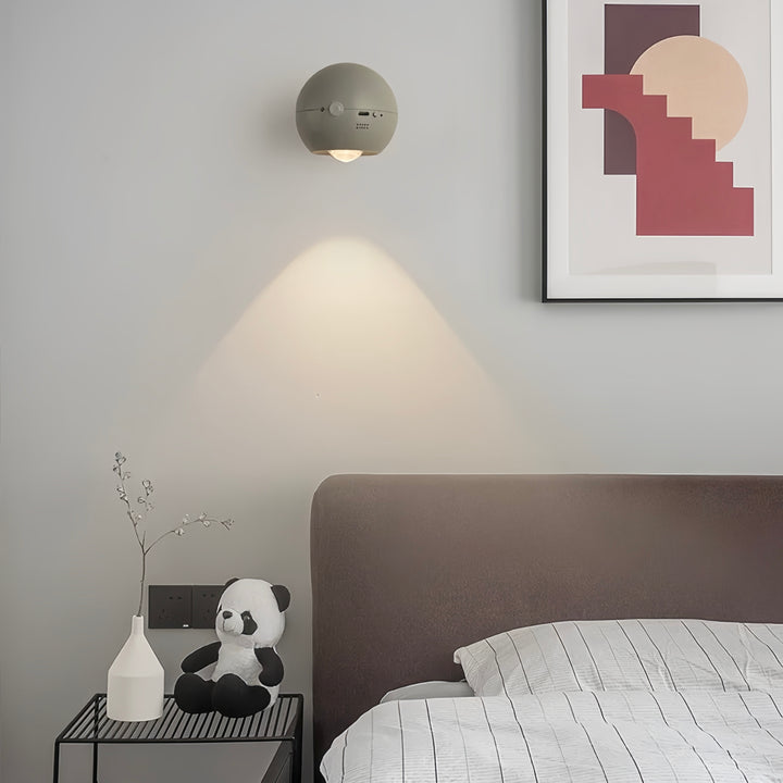 Space Age Motion Sensor Night Light: Punch-free Wall Accent Lighting, Dimmable Nursery Light, Portable Flash Light All-in-One by INSPECIAL HOME