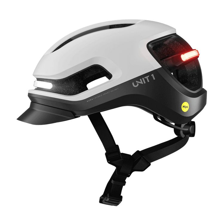 AURA MIPS Smart Helmet by UNIT 1 - Integrated Lights, Turn Signals, Brake Lights, Crash Detection