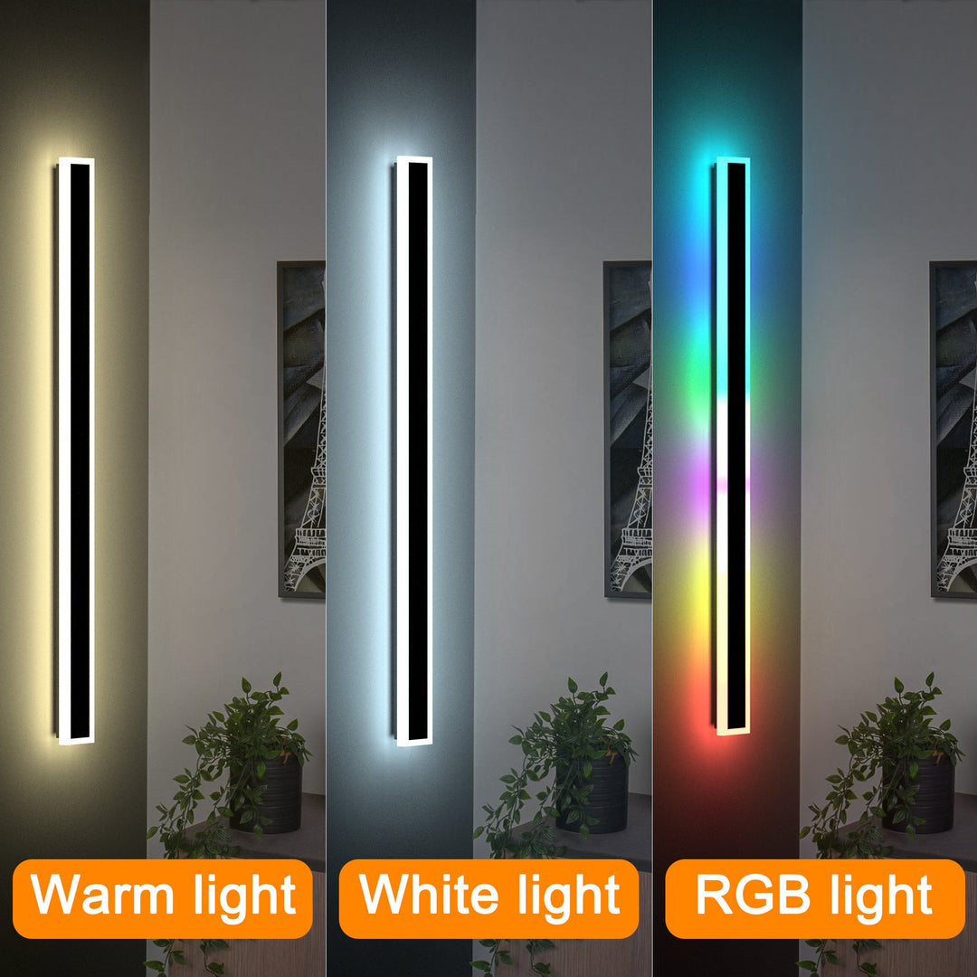 2-Pack 40” RGBW Frame Wall Light for Indoor & Outdoor
