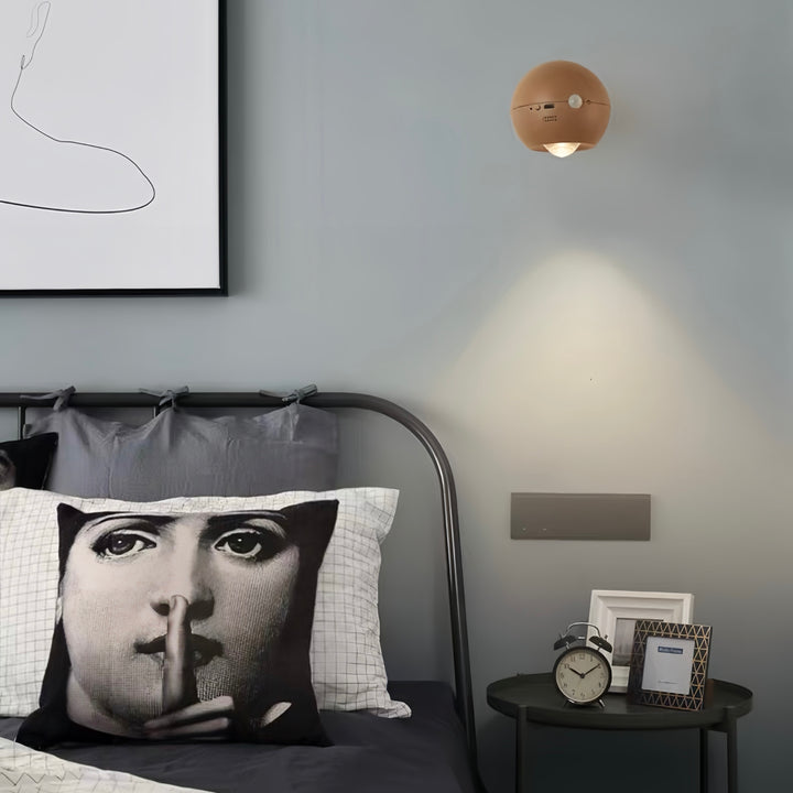 Space Age Motion Sensor Night Light: Punch-free Wall Accent Lighting, Dimmable Nursery Light, Portable Flash Light All-in-One by INSPECIAL HOME