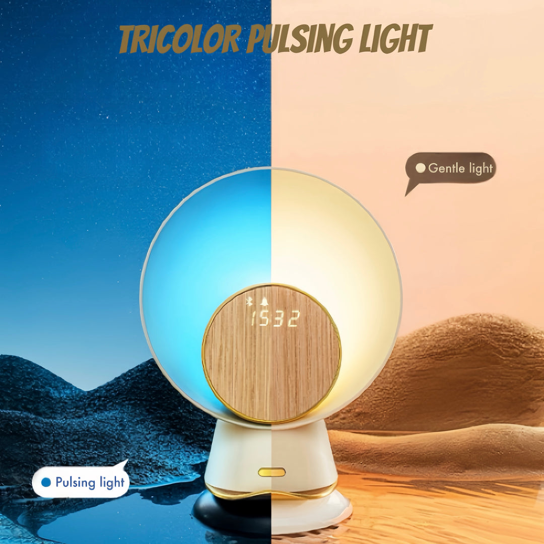 Moon Station: Bedside Lamp, Wireless Charger, Stereo Speaker All In One by INSPECIAL HOME