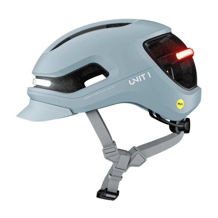 AURA MIPS Smart Helmet by UNIT 1 - Integrated Lights, Turn Signals, Brake Lights, Crash Detection