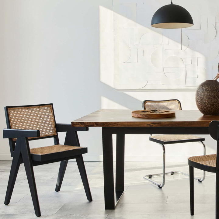 Studio Series Live Edge Acacia Wood Tic Tac Toe Game