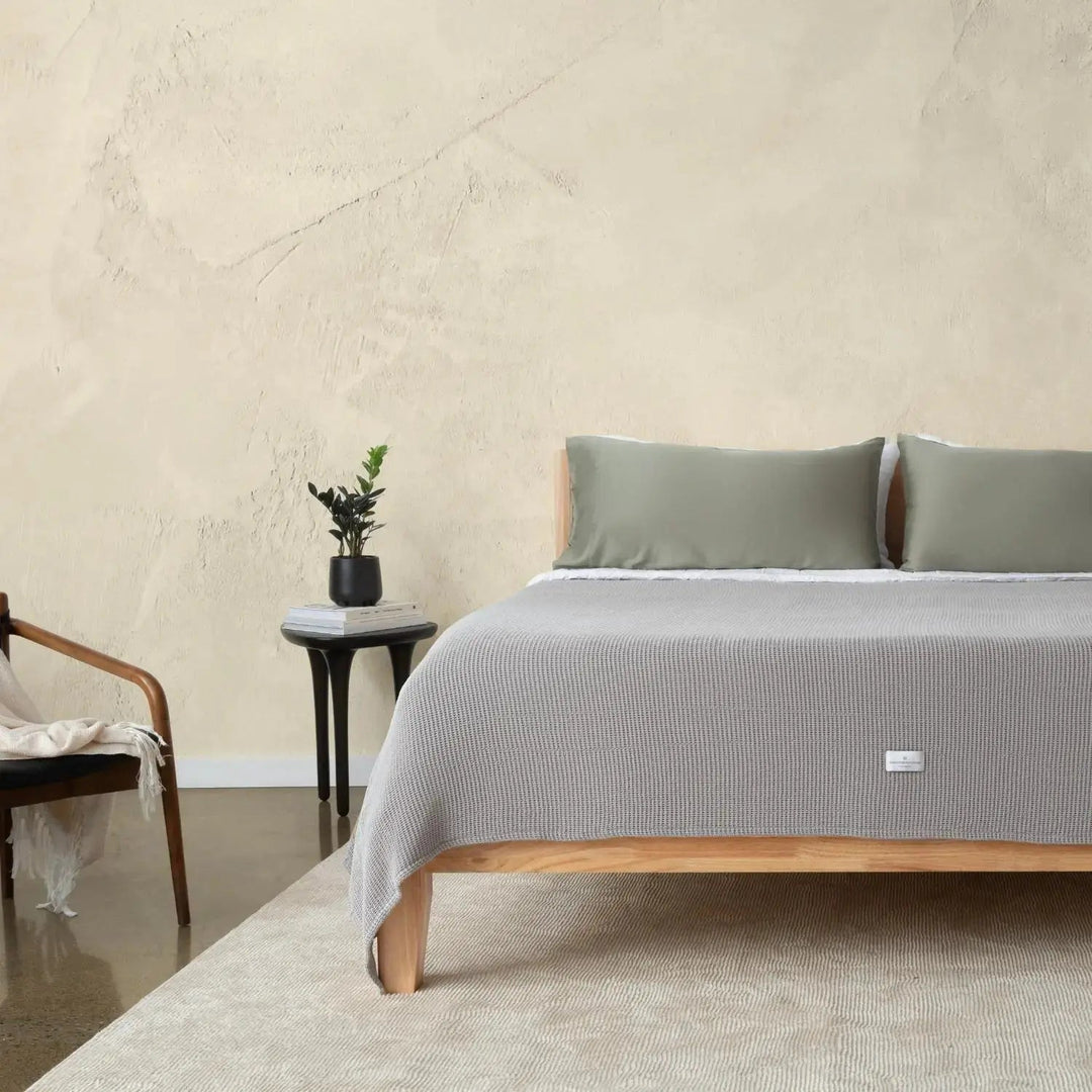 Blissful CleanBamboo® Waffle Throw Blanket ettitude