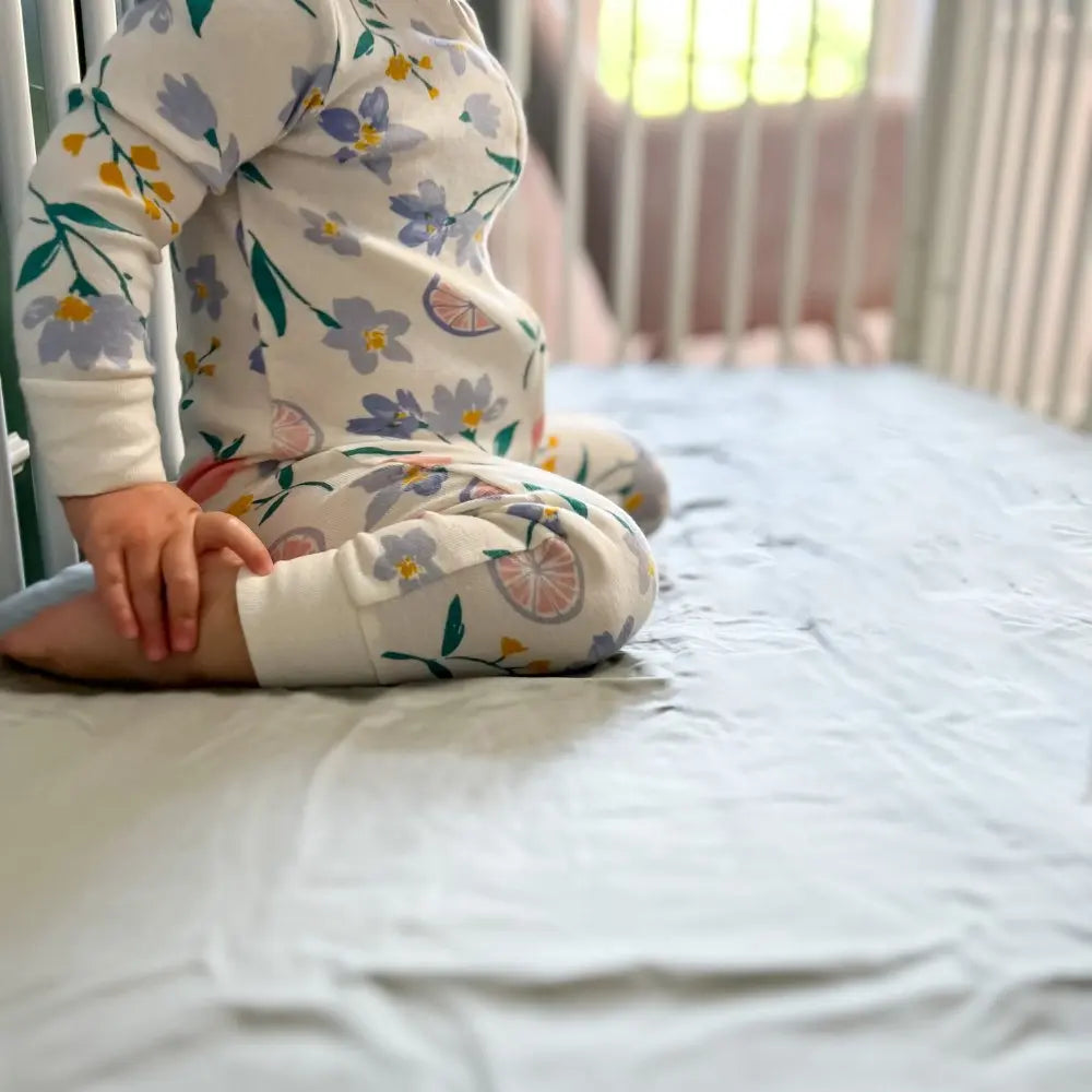 CleanBamboo® Signature Sateen Crib & Toddler Fitted Sheet by ettitude