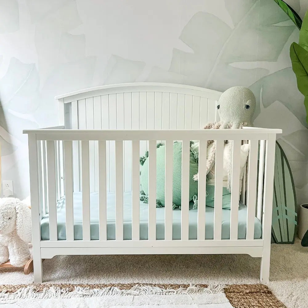CleanBamboo® Signature Sateen Crib & Toddler Fitted Sheet by ettitude
