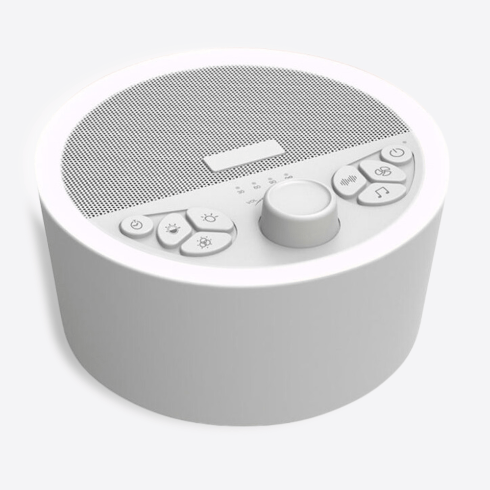 Wizard Research white noise sound machine with soft white night light for sleep