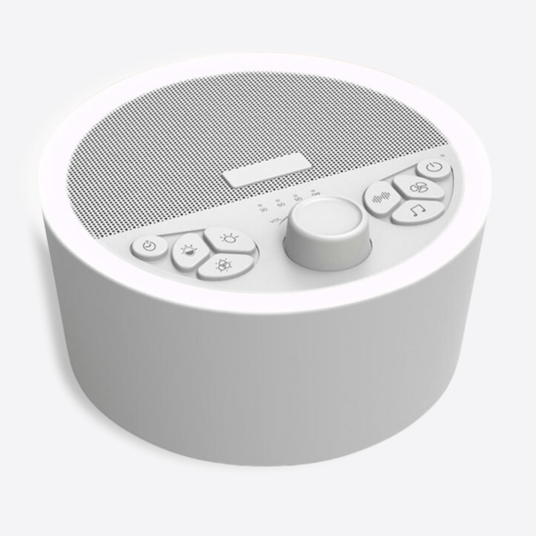 Wizard Research white noise sound machine with soft white night light for sleep