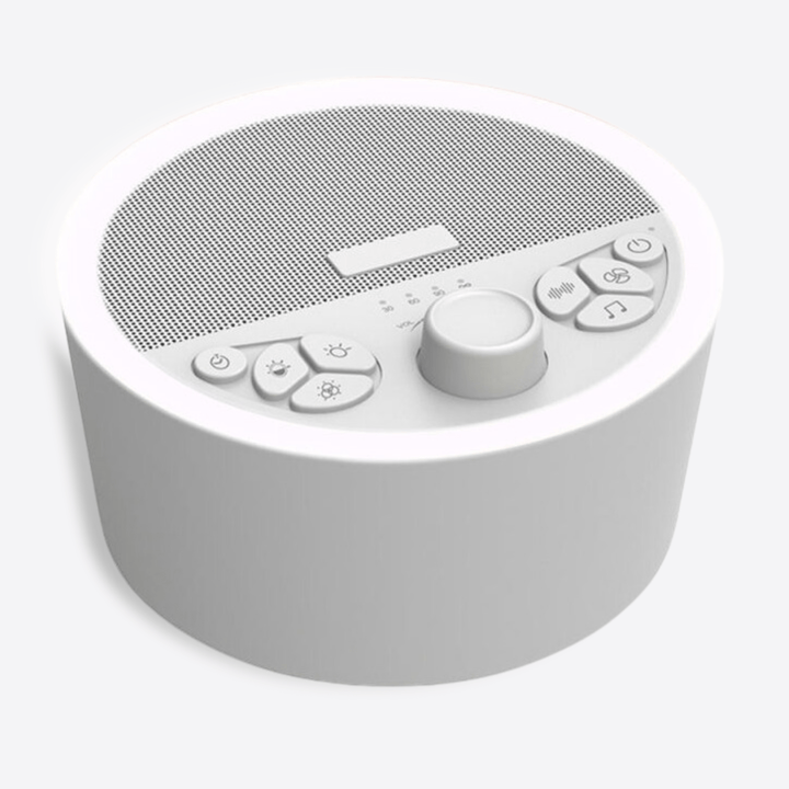 Wizard Research white noise sound machine with soft white night light for sleep