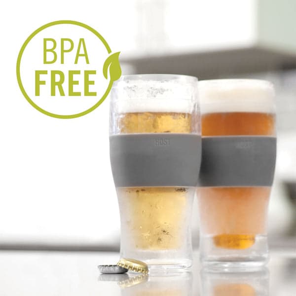 Host Beer Freeze Cooling Pint Glasses (Set of 2)