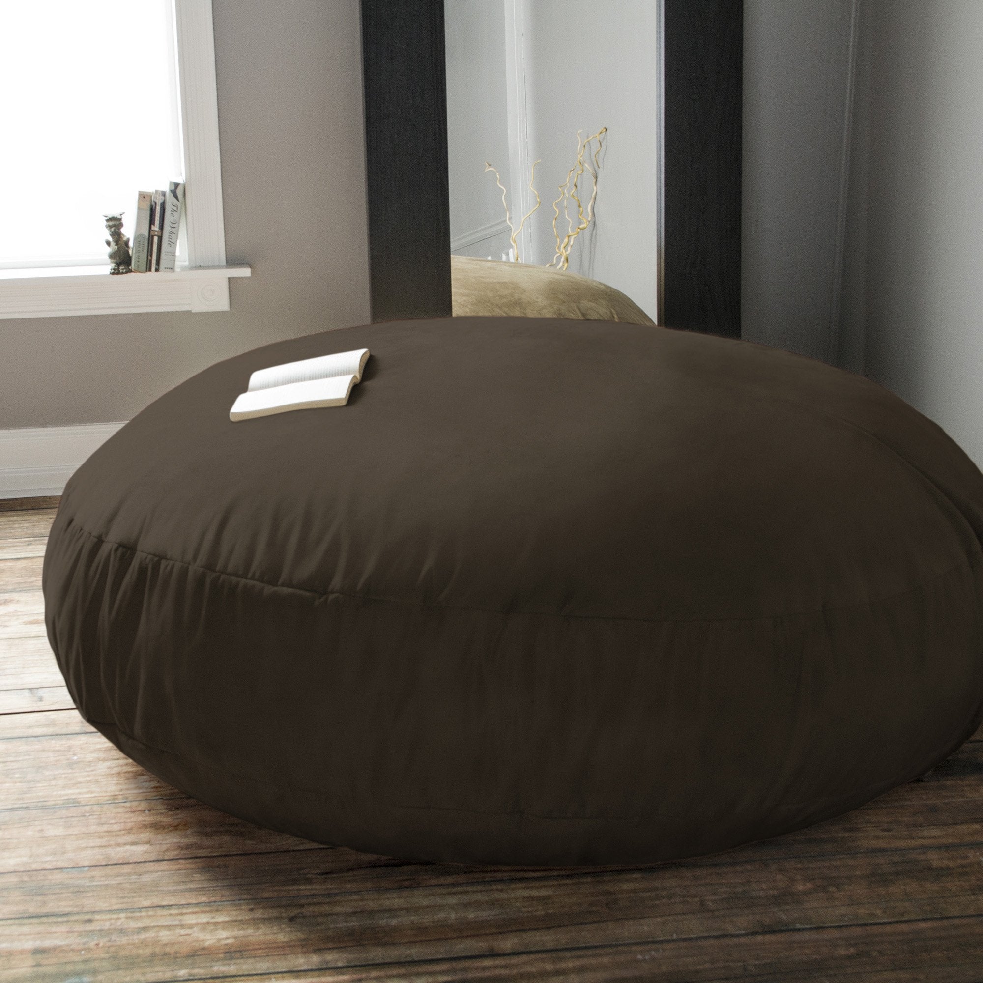 Jaxx 6' Cocoon Bean Bag Chair Brookstone