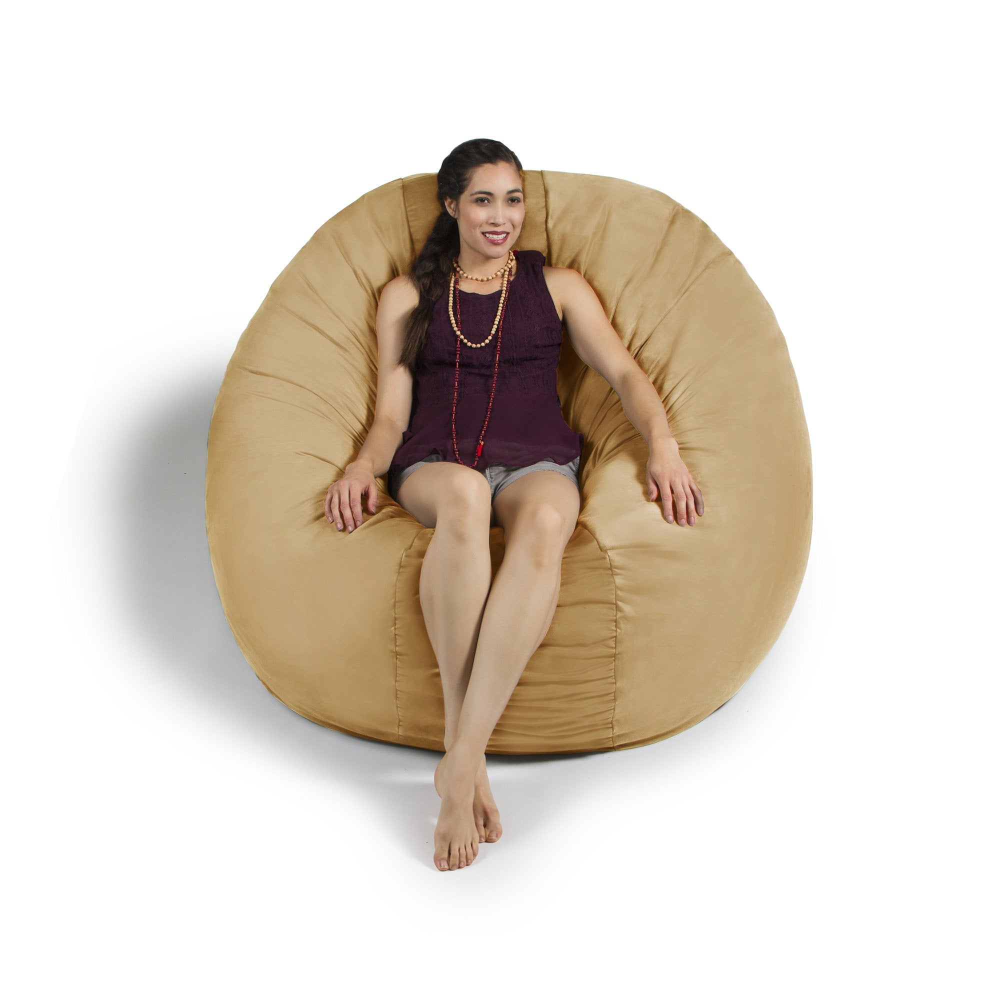 Jaxx 6' Cocoon Bean Bag Chair Brookstone