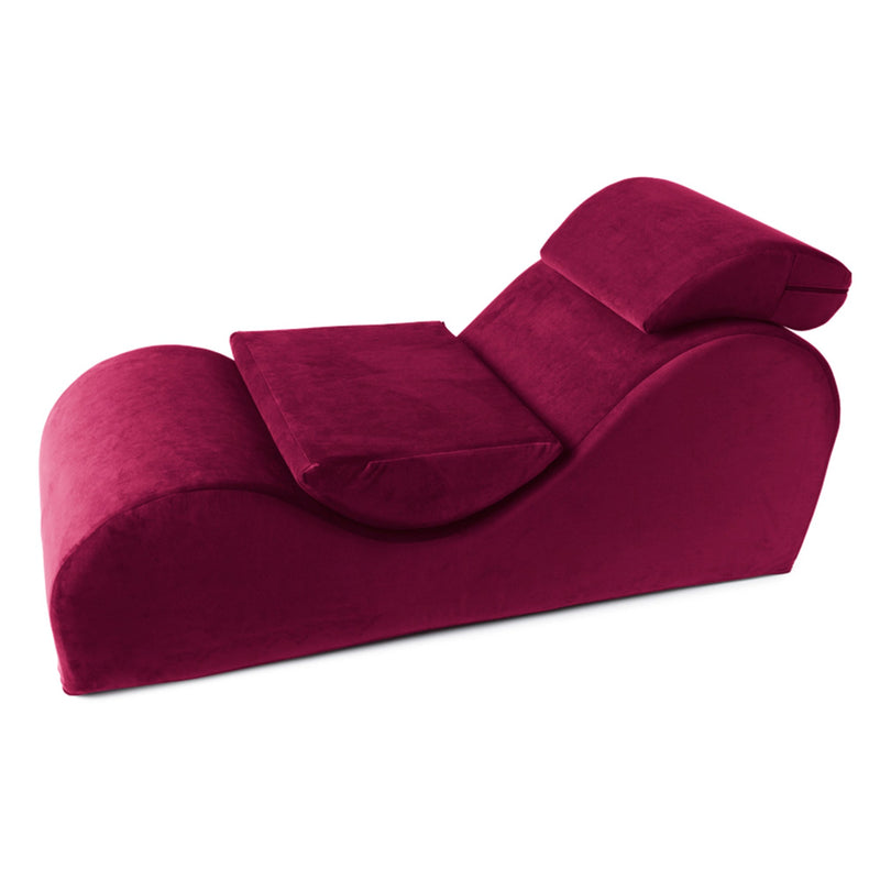 Avana Yoga Chaise Lounge Chair, Red 