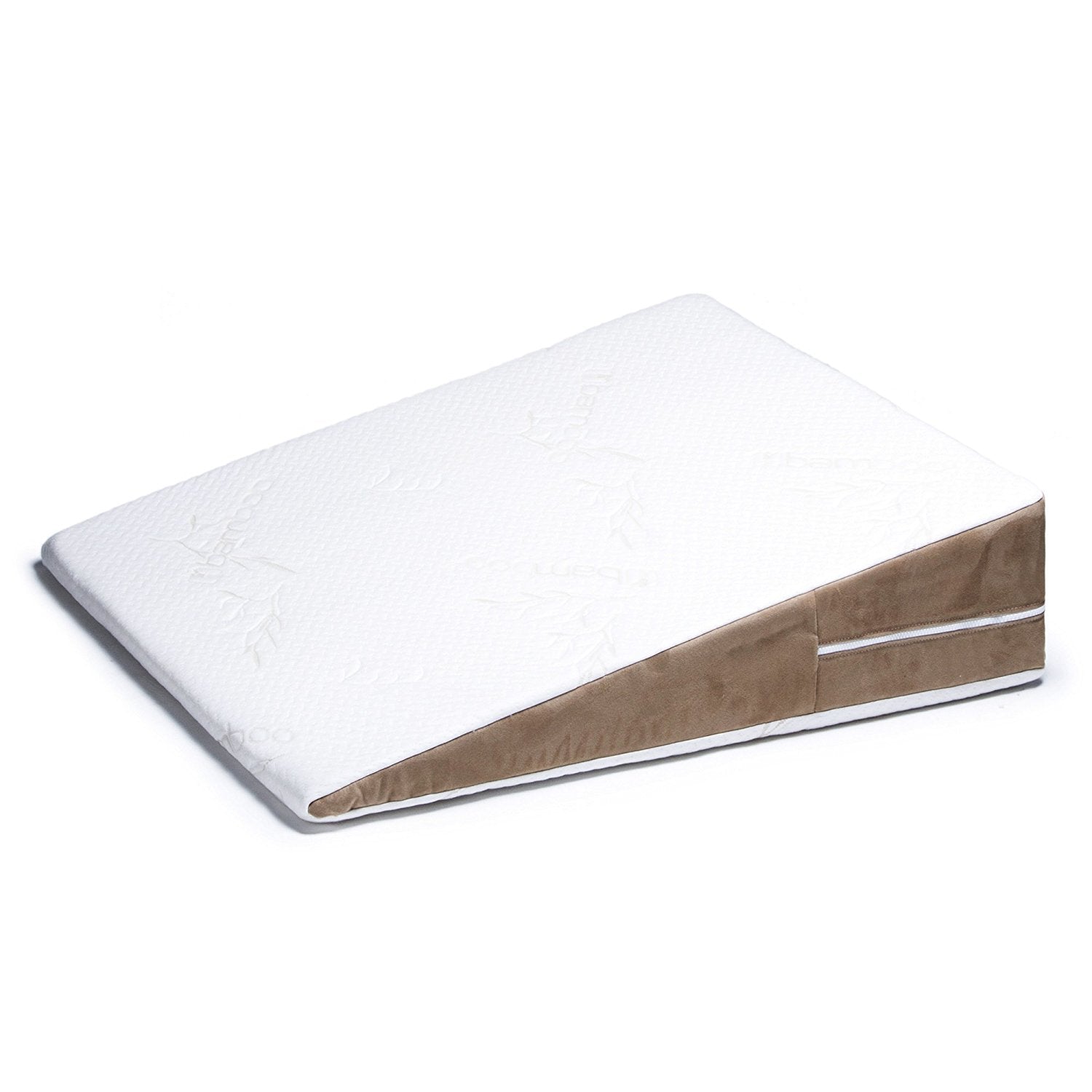 Avana Memory Foam Bed Wedge Pillow with Removable Bamboo Cover Brookstone
